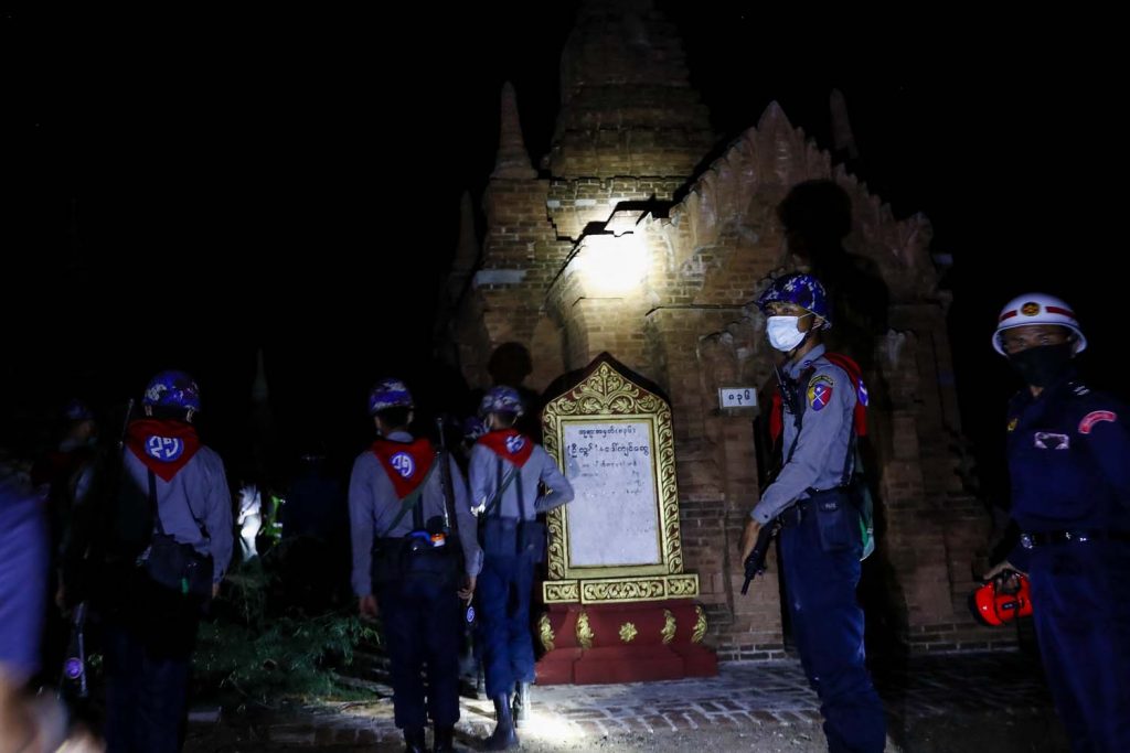 With hotels left empty, there was a spate of break-ins at temples across Bagan in early June. (Nyein Su Wai Kyaw Soe | Frontier)